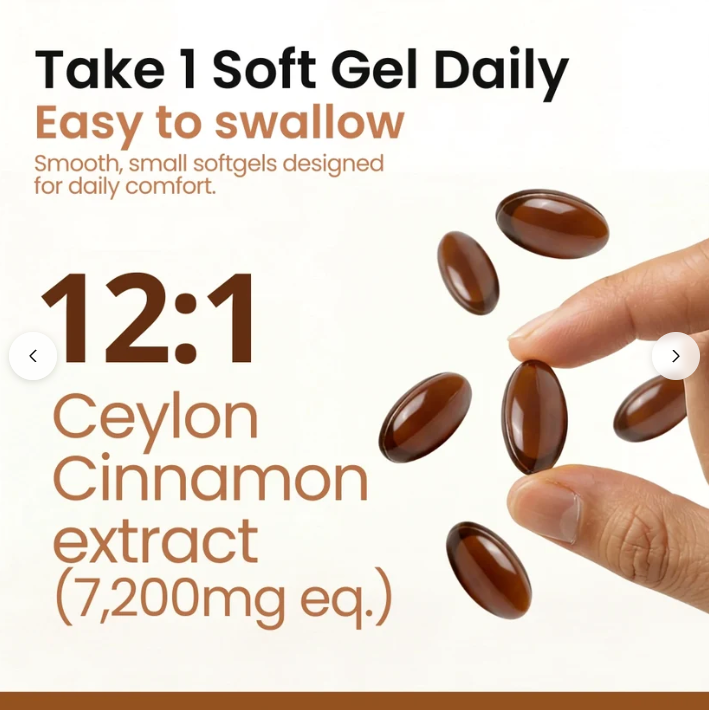 Glycora Ceylon Cinnamon For Steadier Blood Sugar