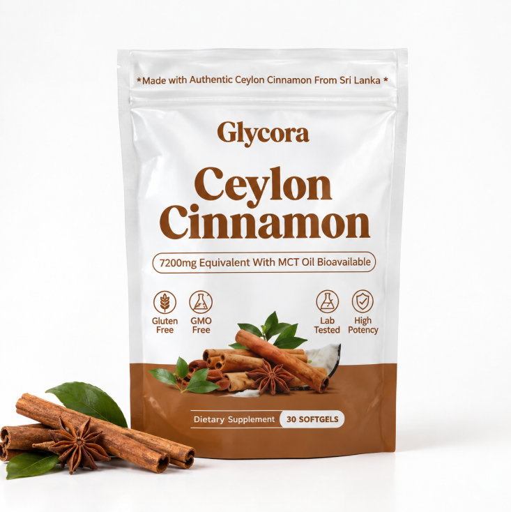 Glycora Ceylon Cinnamon For Steadier Blood Sugar